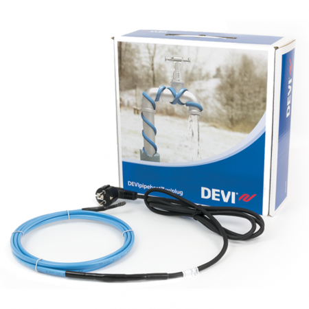 Саморегулирующийся кабель DPH-10/DEVIpipeheat 10 14 м, готовый комплект, пищевой